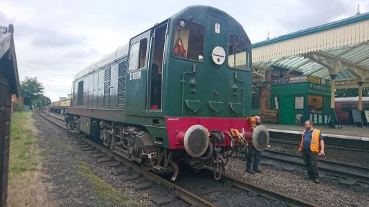 On return at Loughborough. - Photo by James Whincup