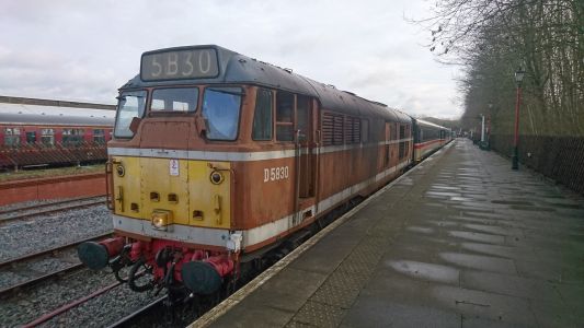 D5830 at Ruddington station on 23/02/20 - Photo by James Whincup