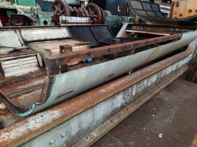 D5830 boiler roof section with rotten metal cut out. Photo by James Whincup