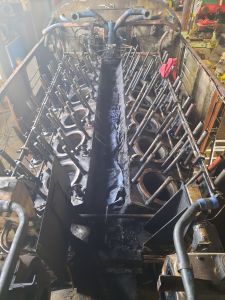 D5830 with the cylinder heads removed. Photo by James Whincup