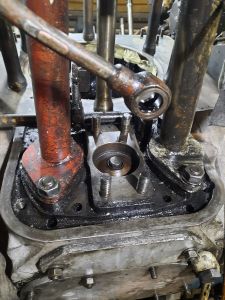 Fuel pump area before cleaning. Photo by James Whincup