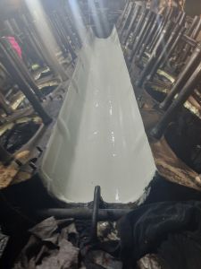 The centre of the engine in grey gloss. Photo by James Whincup