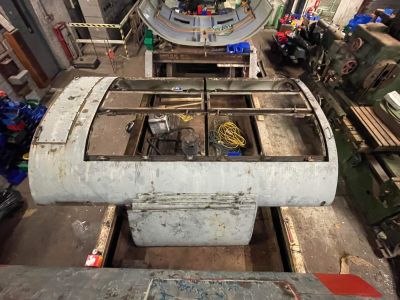 Engine roof section after removal of hatches. Photo by Paul Seaman