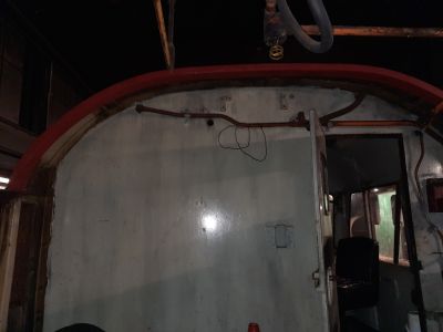 New roof brace temporarily fitted to 'try for size'. Photo by James Whincup