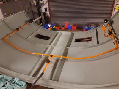 Turbo's roof section internally complete. Photo by James Whincup