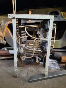 Brake frame remove from the loco. Photo by James Whincup