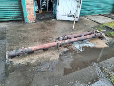 One of the exhausts after being steam cleaned. Photo by James Whincup