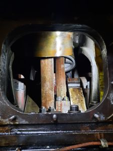 It's been a while since we've had an obstructed view through the crankcase doors, but very welcome nonetheless. Photo by James Whincup