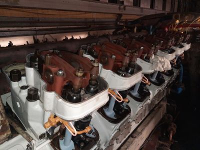 The rocker gear fitted on A bank. Photo by Steve Rowston