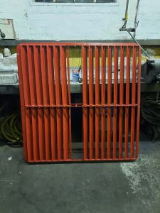 B side radiator grill in primer. Photo by James Whincup