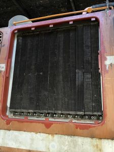 The radiator elements after being installed. Photo by Paul Seaman