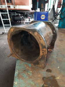 The first brake cylinder to be removed in a stripped down state. Photo by James Whincup