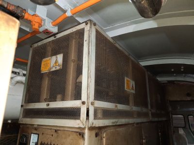 Cleaned up covers refitted to the electrical cubicle. Photo by James Whincup