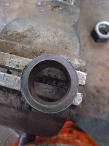 Old brake hanger bush. Photo by Steve Rowston