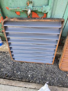 Undercoat starting to go on the grills. Photo Antony Jolly