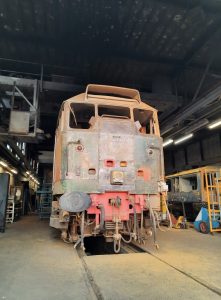 31463 no.1 cab stripped. Photo by James Whincup