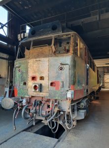 Head code box welded onto no.2 end and other repairs on the cab complete. Photo by James Whincup